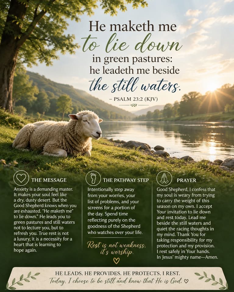 DAY 18: Thursday, June 18 — Finding Rest in the Green Pastures June 18, 2026 devotional image