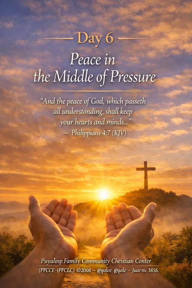 DAY 6: June 6 — Peace in the Middle of Pressure devotional image
