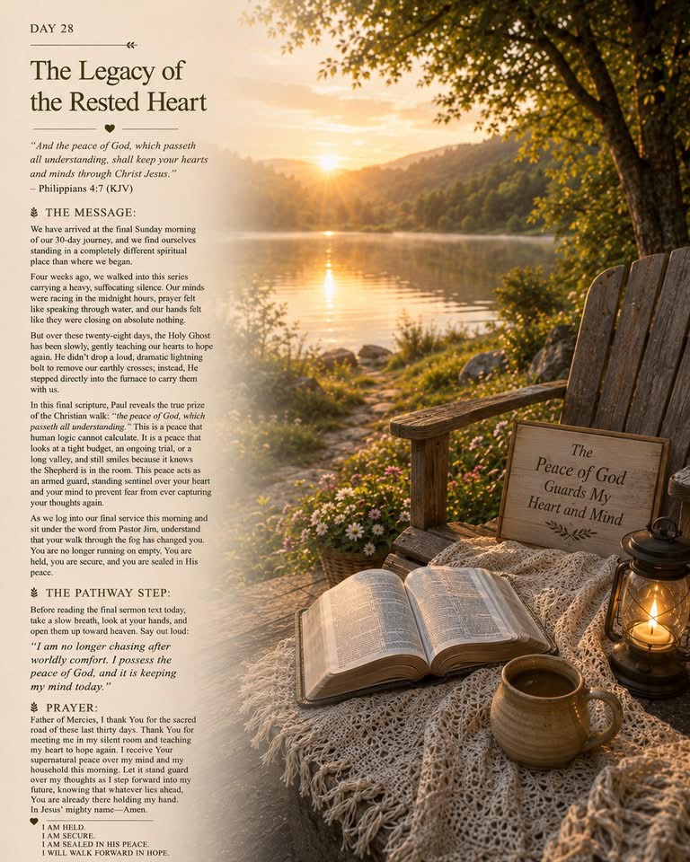 DAY 27: Saturday, June 27 — The Unchanging Covenant of Peace devotional image
