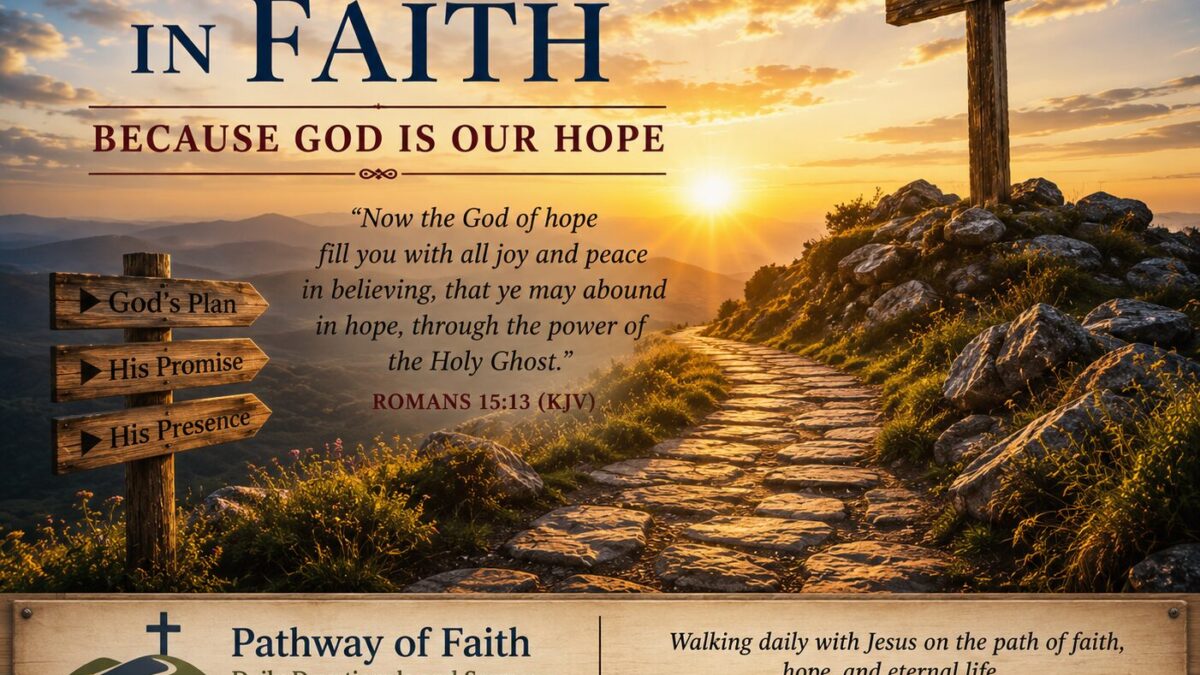 Forward in Faith — Because God Is Our Hope sermon image
