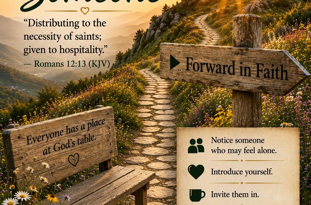 Make Room for Someone devotional image