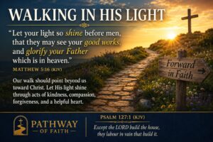 WALKING IN HIS LIGHT sermon image