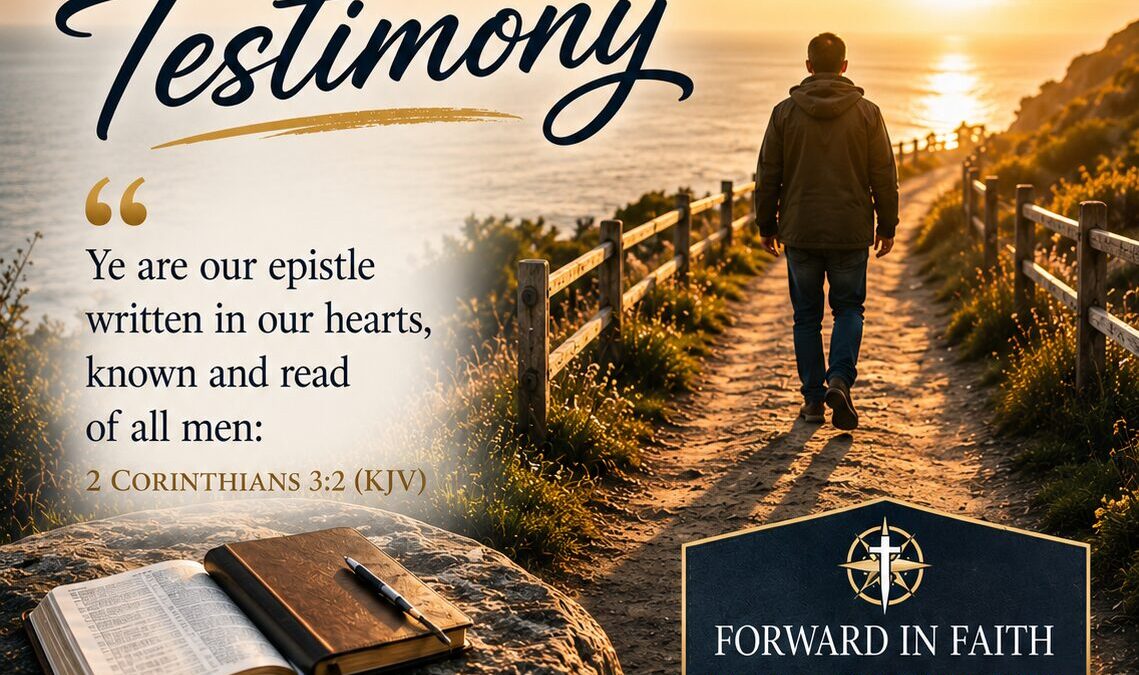 Thursday, July 16, 2026 Every Step Leaves a Testimony devotional image