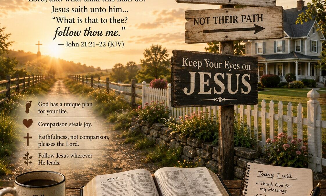 Looking Over Someone Else’s Fence devotional image